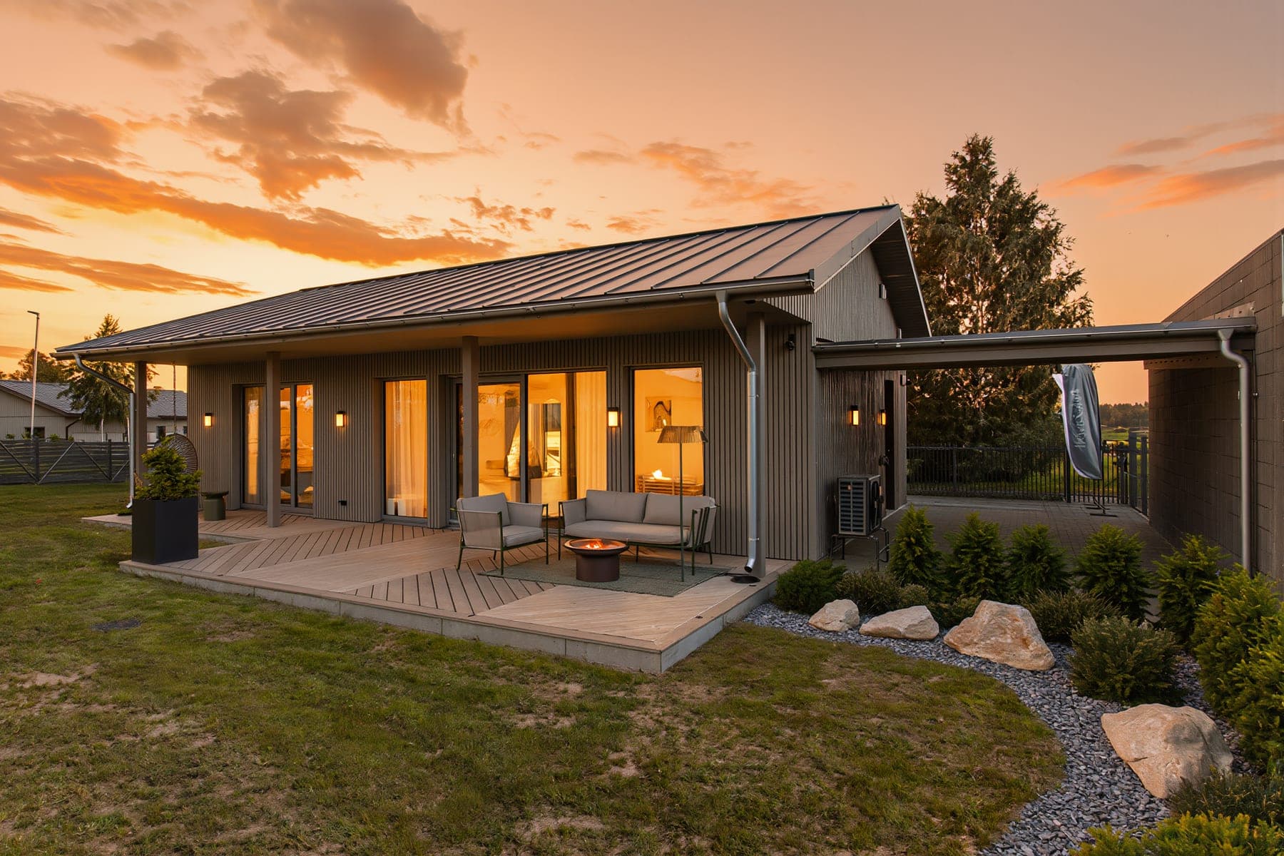 Māja 77 m² — fasāde